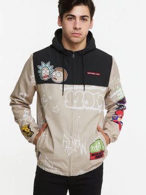 Rick And Morty Light Weight Windbreaker Jacket