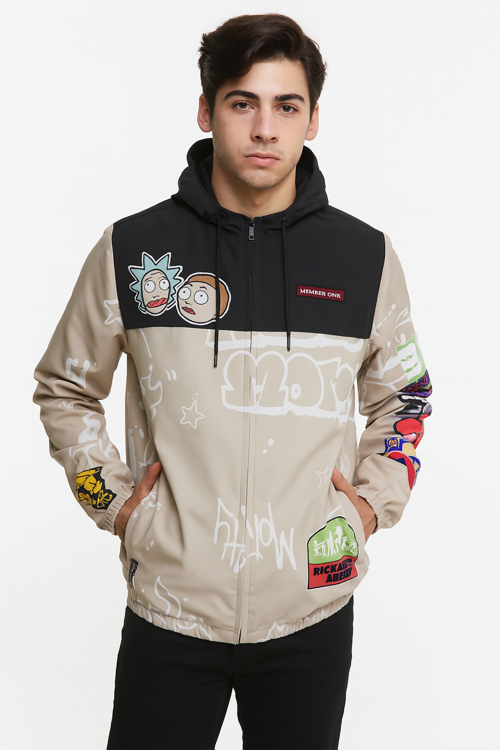 Rick And Morty Light Weight Windbreaker Jacket
