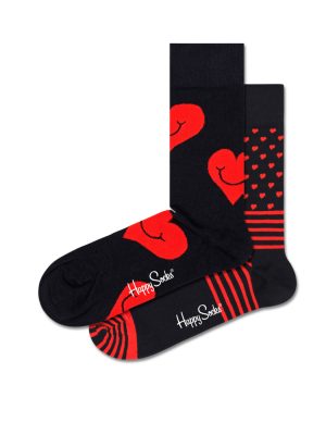 2-Pack I Heart You Socks Gift Set Multi