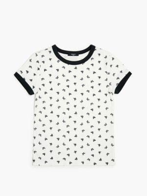 Girls Butterfly Ringer Tee (Kids)