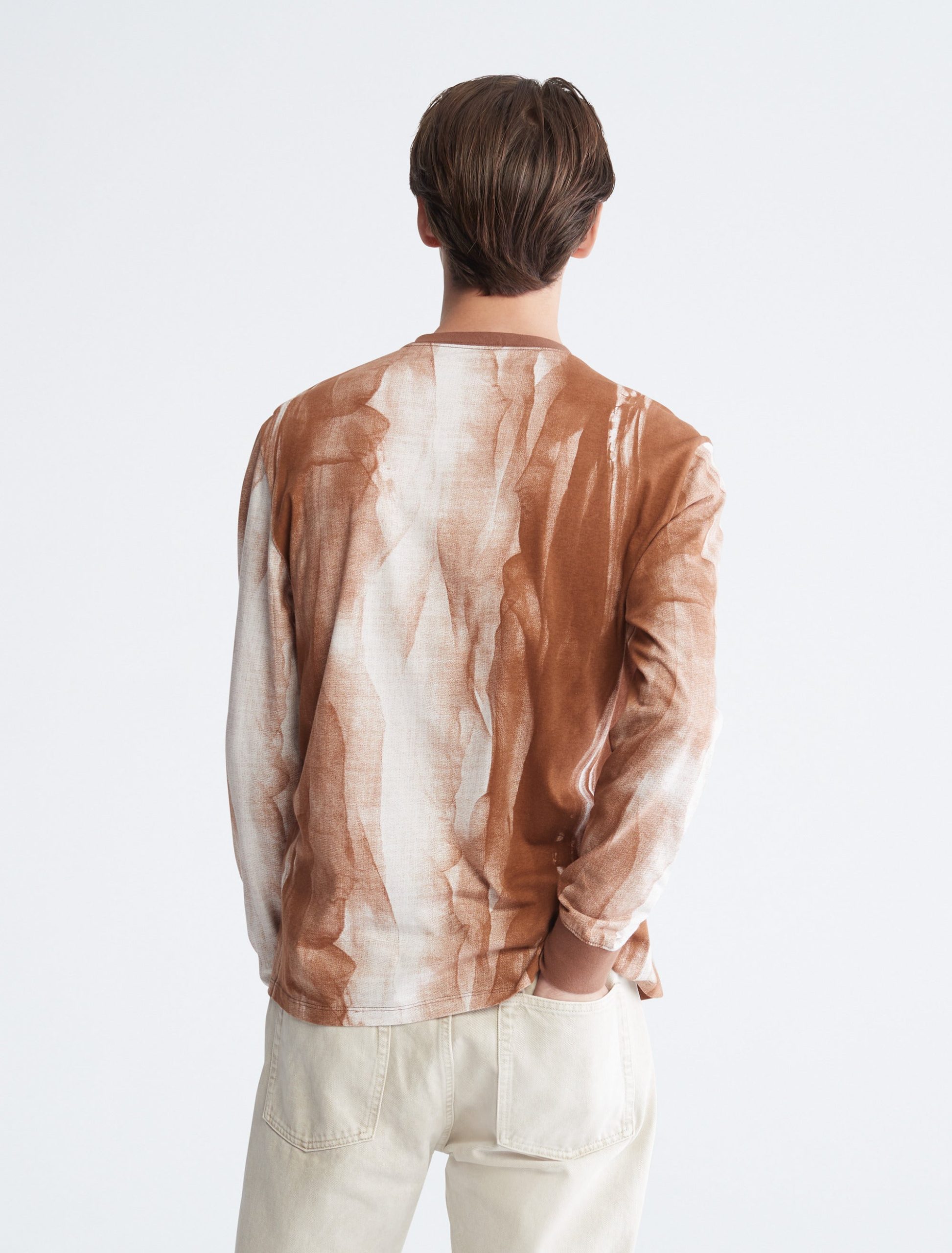 Long Sleeves Aop Monogram Crew Tee - Image 4