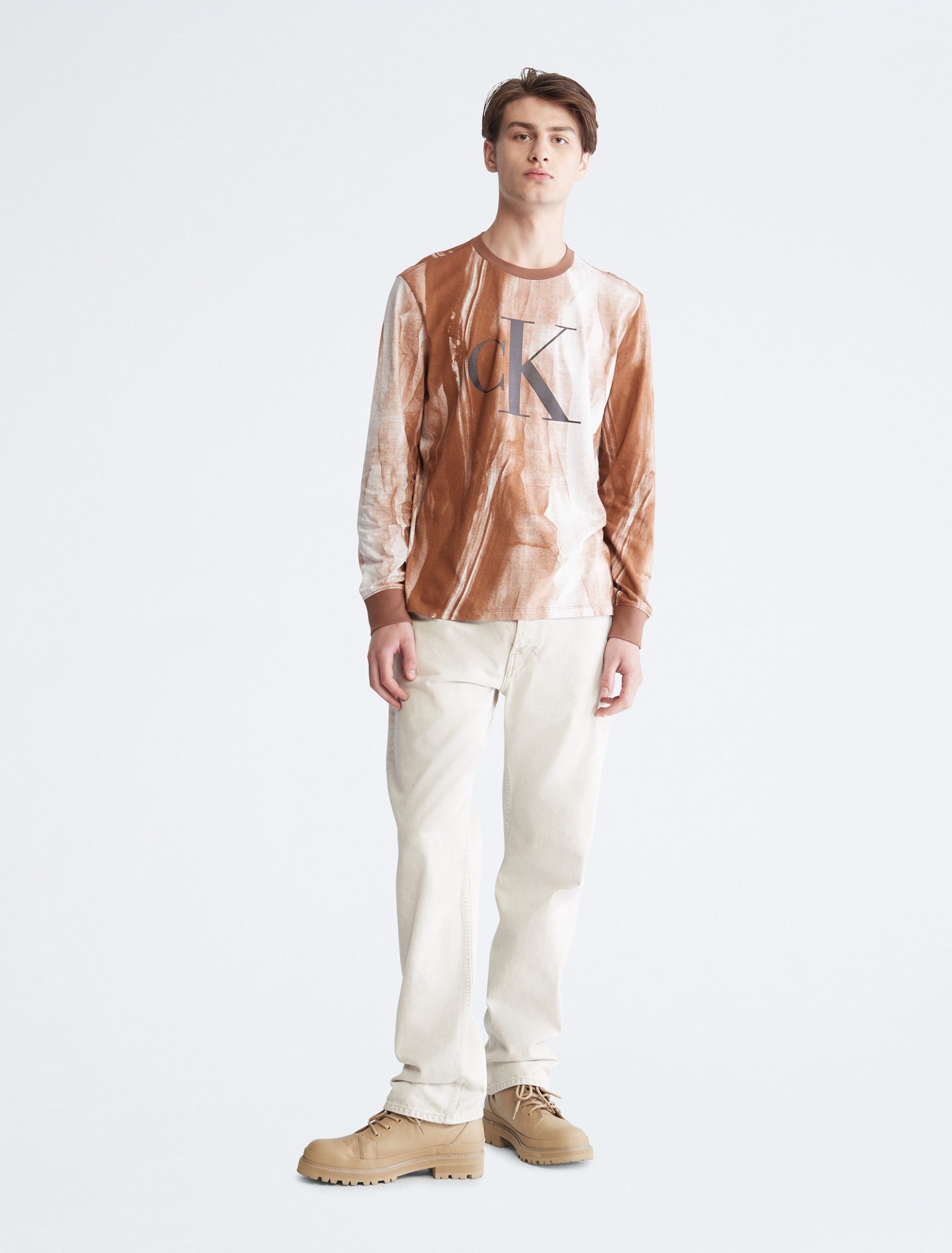 Long Sleeves Aop Monogram Crew Tee - Image 5