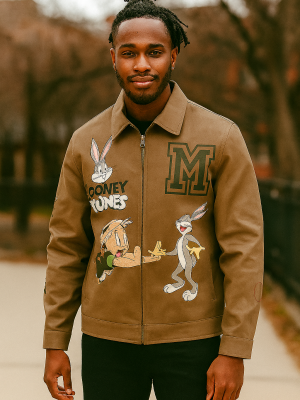 Looney Tunes Poly Mechanical Stretch Twill Jacket