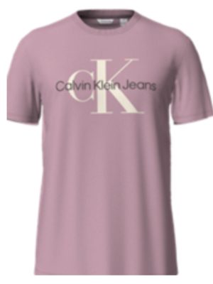 Short Sleeves Monogram Crew