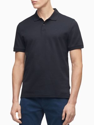 Short Sleeves Stretch Pique Polo