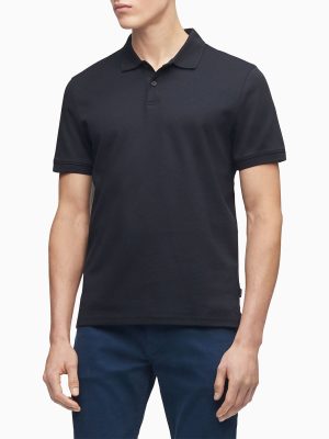 Short Sleeves Stretch Pique Polo