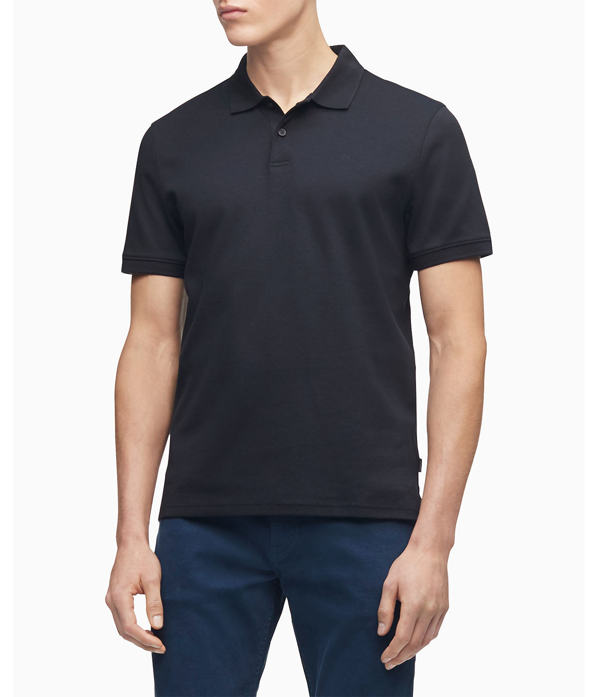 Short Sleeves Stretch Pique Polo