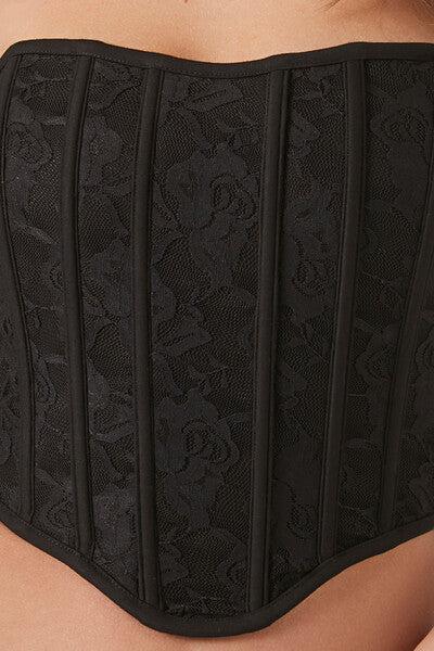 Mesh Corset Tube Crop Top - Image 5