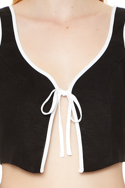 Tie-Front Crop Top - Image 5