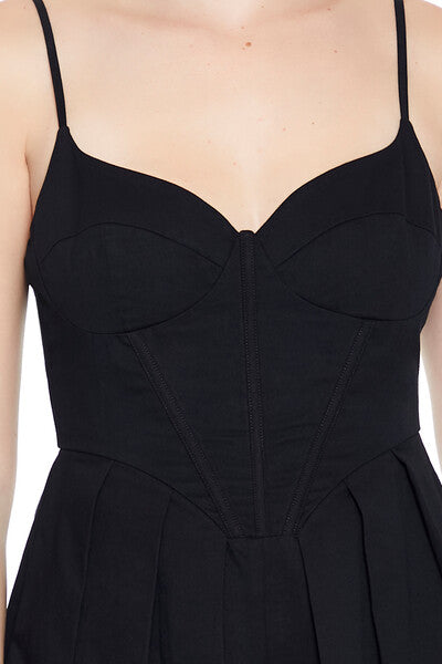 Pleated Bustier Cami Romper - Image 6