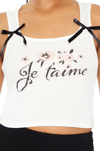 Je Taime Cropped Tank Top - Image 5